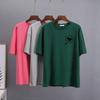 Hirsionsan Graffiti Grafik T-Shirt Damen Sommer Einfache Druck T-Shirts Baumwolle Elegant Damenkleidung Locker Lässige Pullover Tops