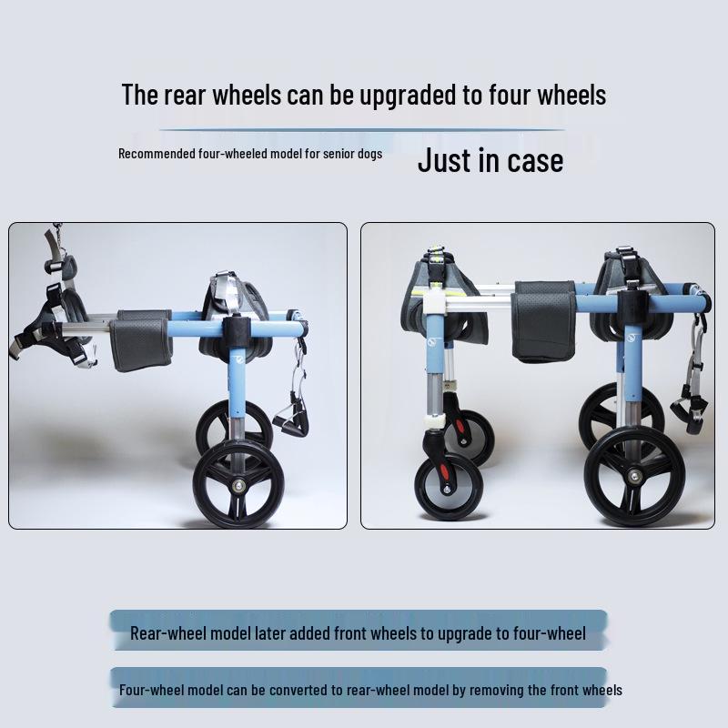 Dog Wheelchair and Pet Stroller for Hind Leg Support, Disability, Elderly Care, Mobility Aid – Urination and Defecation Unaffected