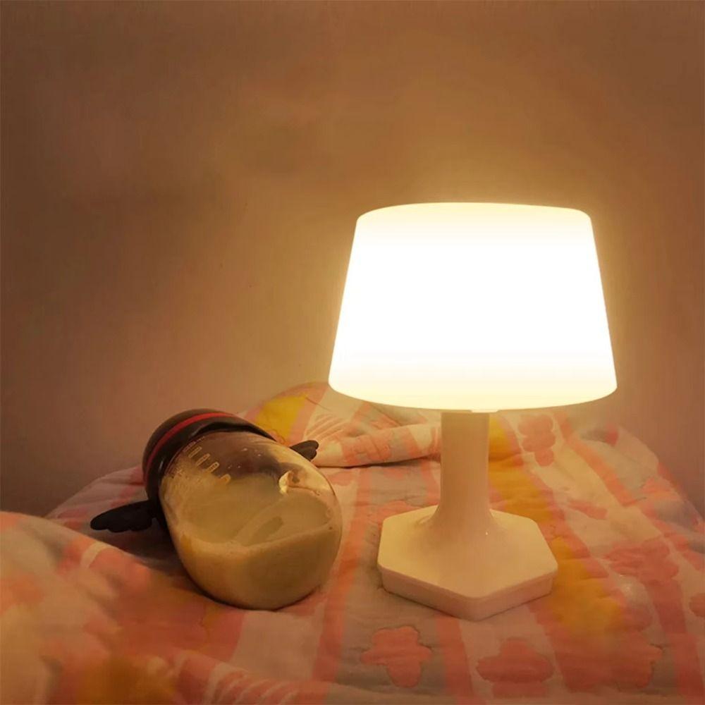 Gentle Illumination USB Rechargeable Bedside Lamp Eye Caring Night Light Children Kids Room