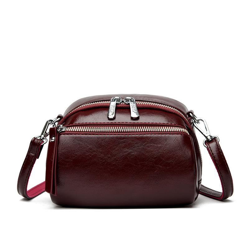 Geantă Simplă de Umăr cu Capacitate Mare, Stil Urban, din Piele Moale de Primăvară, Geantă Crossbody