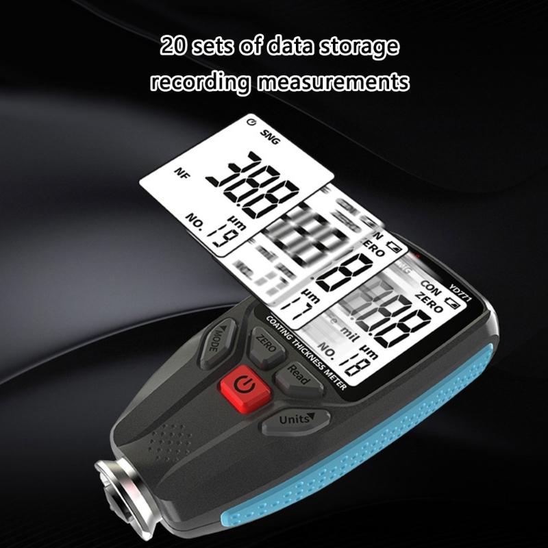 High Precisions Coating Thickness Meter Thickness Test for Automotive Industry Accurate Paint Powder Coating Measurement