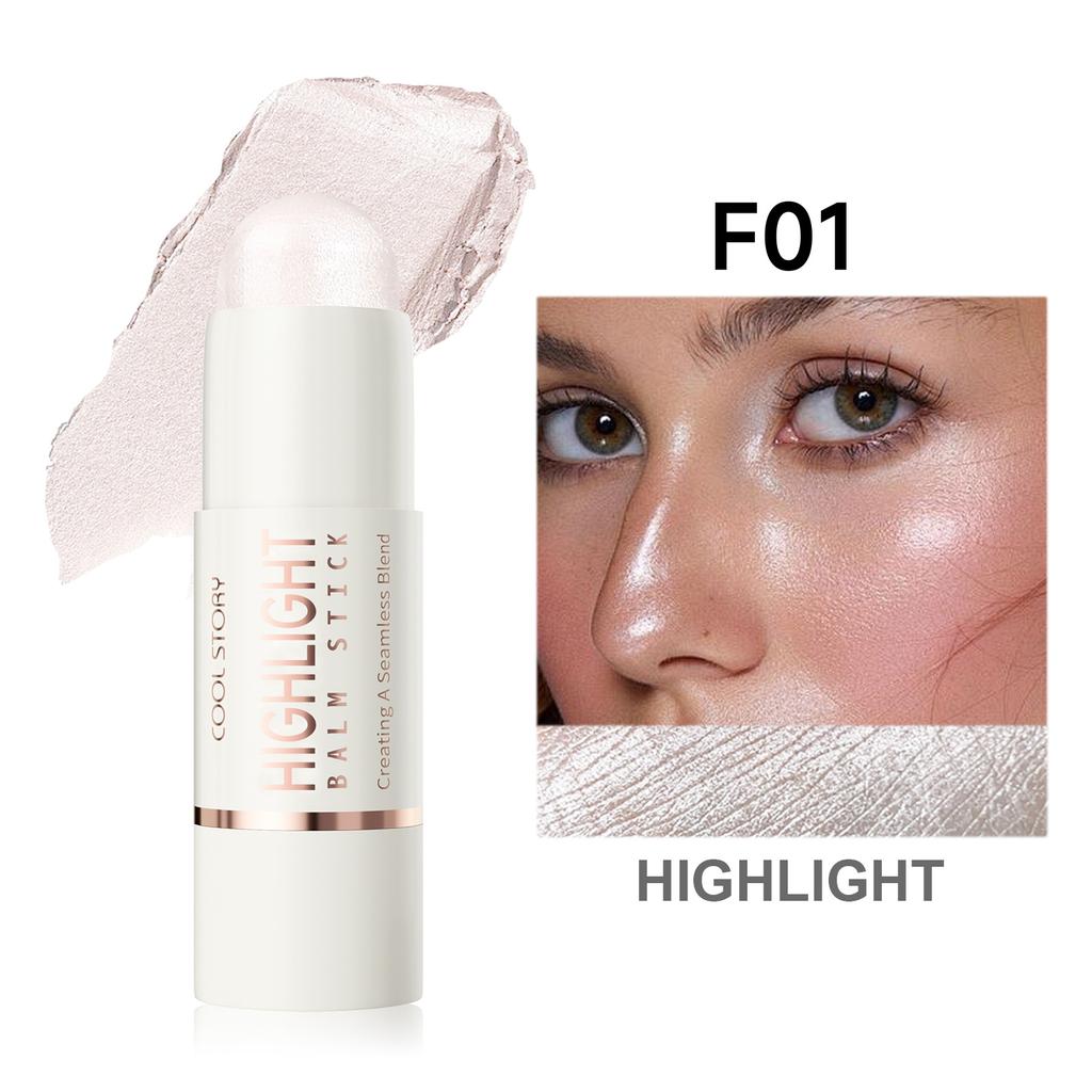 Monochrome Highlighter Face Body Brightening and Modification Bronze Powder Contour Highlighter Face Makeup