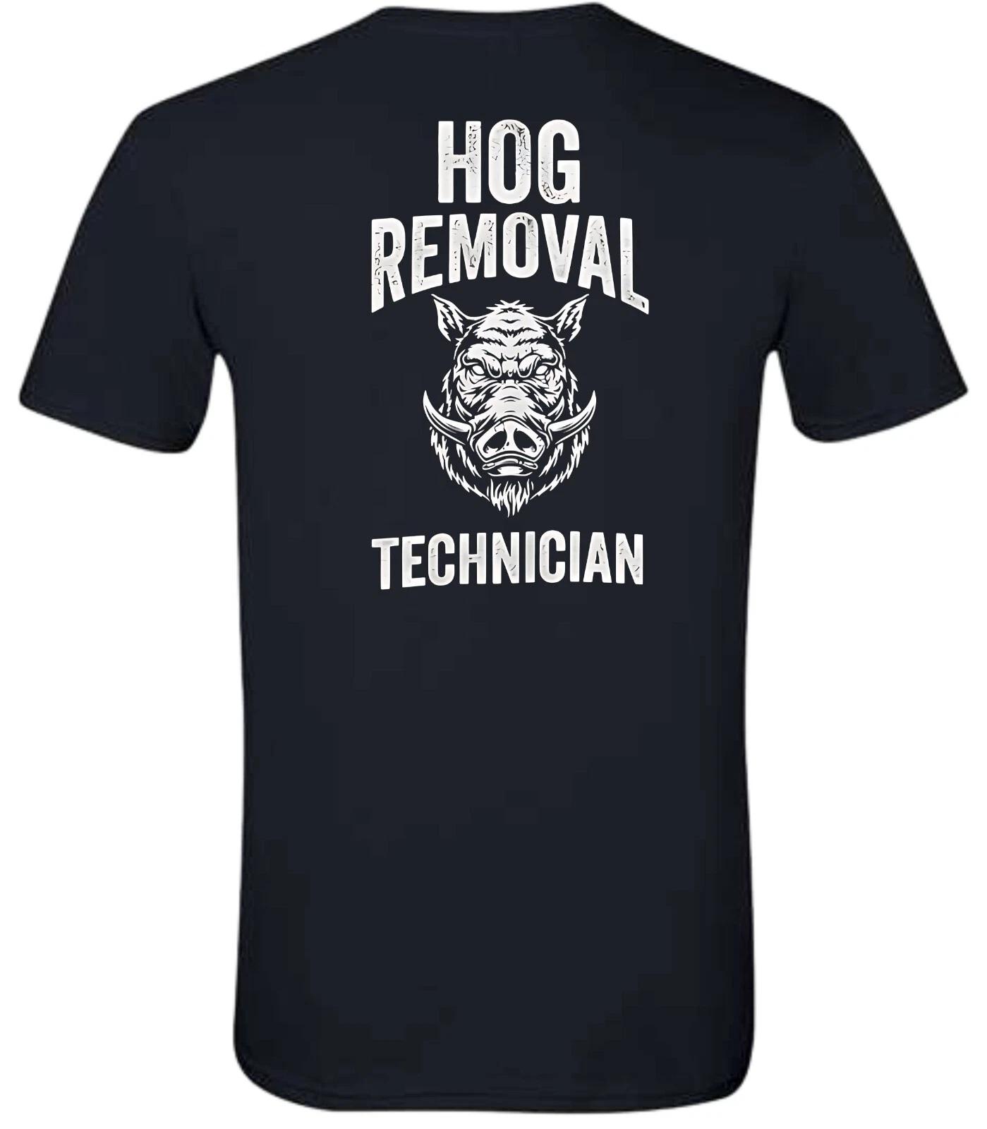 Hog Removal Technician Short Sleeve T-Shirt XL