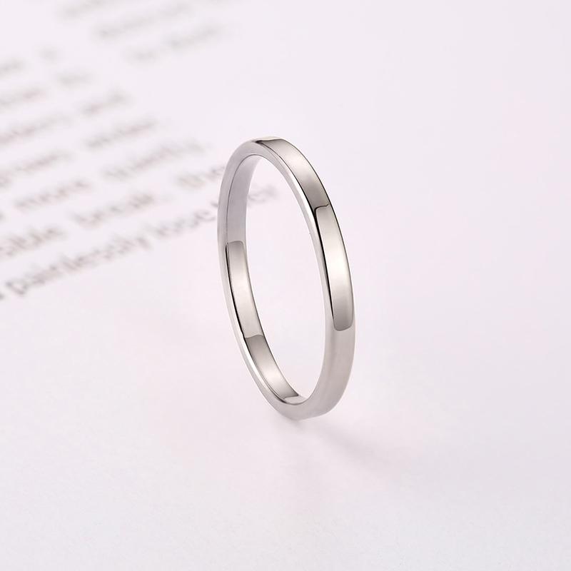 Minimalist Stacking Ring Set, Chic Twist Pinky Promise Rings for Women, Anti Allergy Stainless Steel Metal Wedding Bands Jewelry