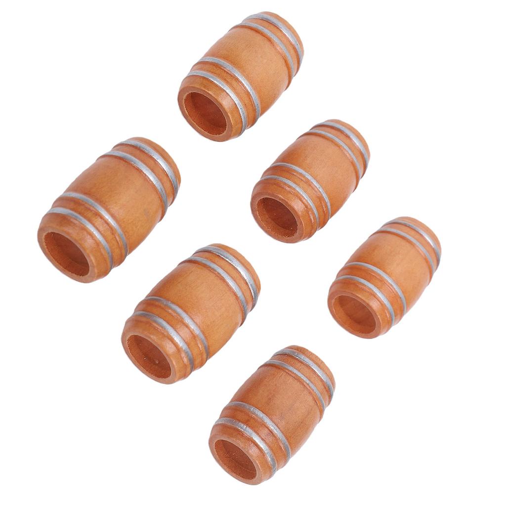 Miniature Wooden Beer Barrels Vintage Barrels Figurine for Dollhouse Decoration Miniature Scene Ornament Collectibles