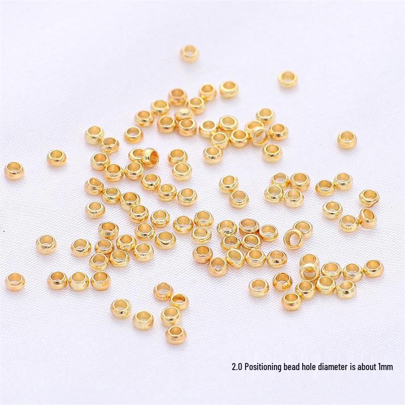 14/18K Gold-Filled Lobster Clasp End Cap & 9-Pin Jump Ring Extension Chain for DIY Jewelry