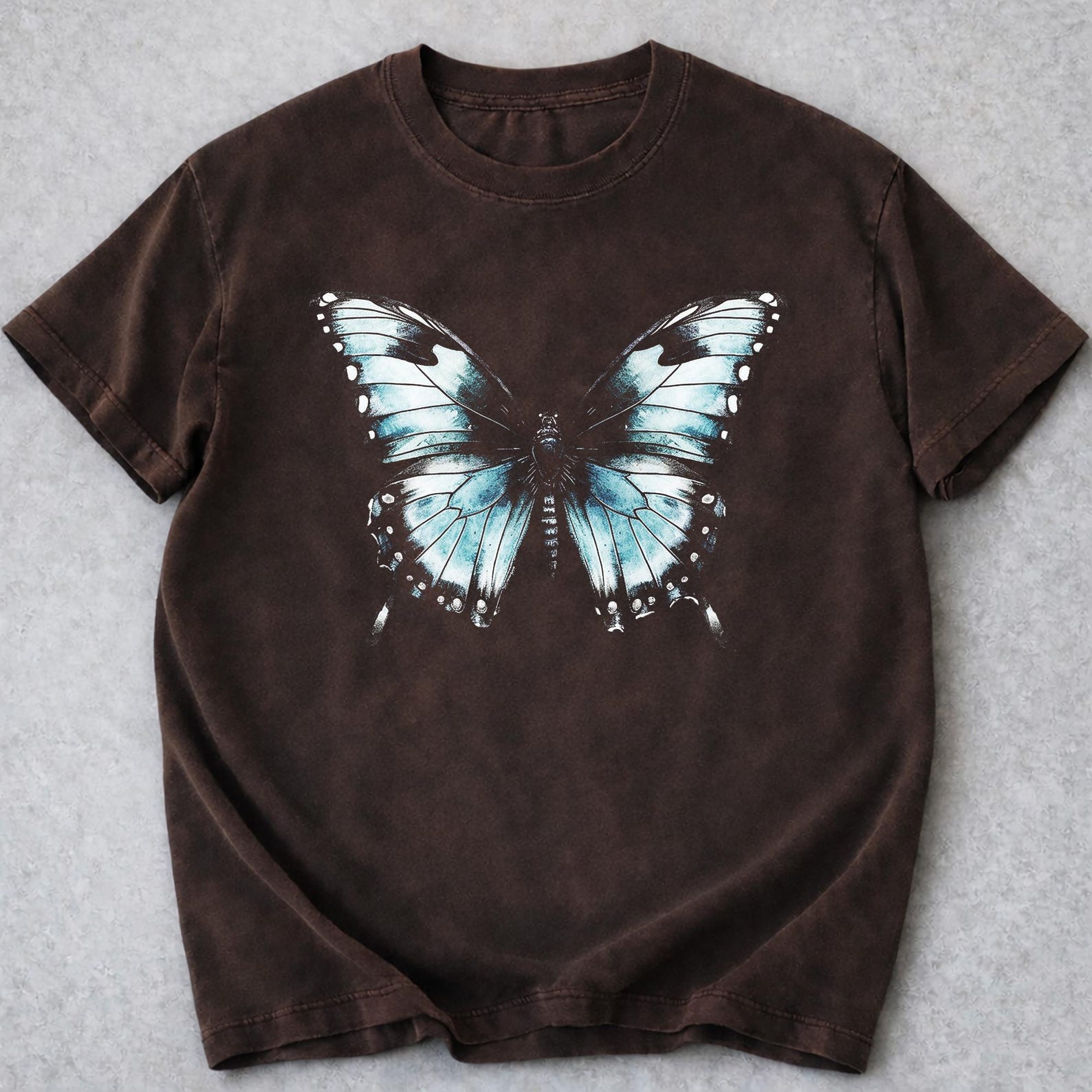 Vintage Butterfly T-Shirt, Retro Y2k Boho Nature Graphic Tee, Nature Lover Gift 3XL
