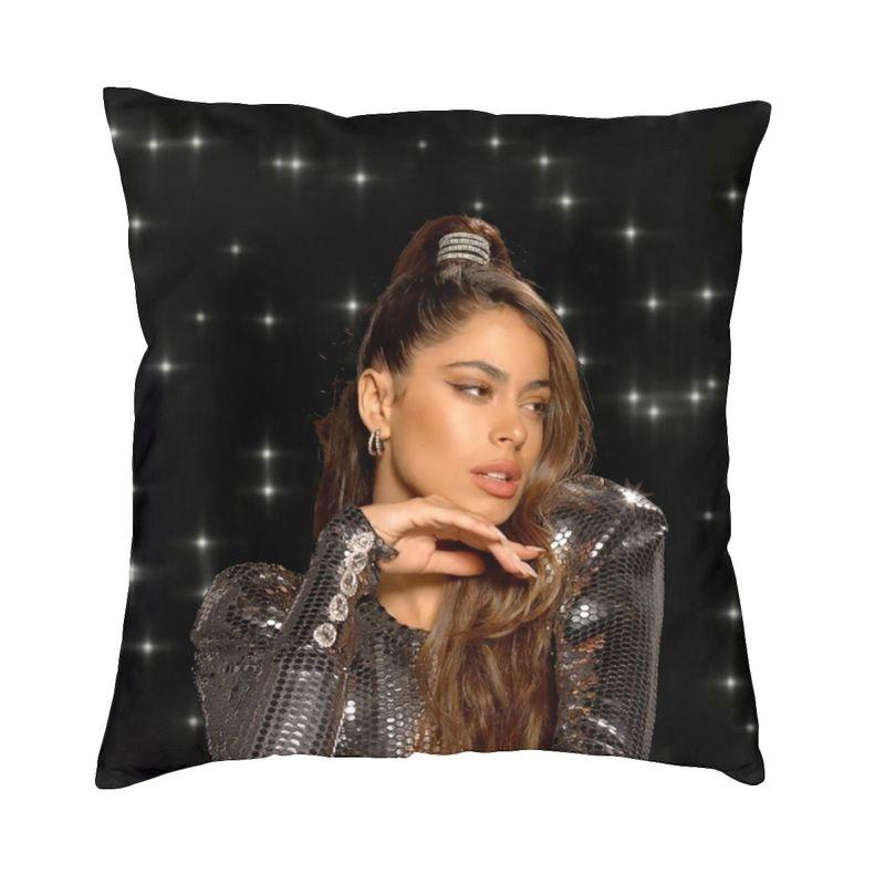 Martina Stoessel Model Cushion Cover for Sofa Soft TINI Argentine Singer And Composer Throw Pillow Case Bedroom Pillowcase