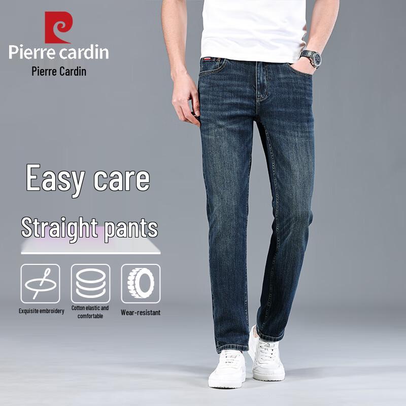 Pierre Cardin Men's Autumn Straight-Leg Stretch Jeans