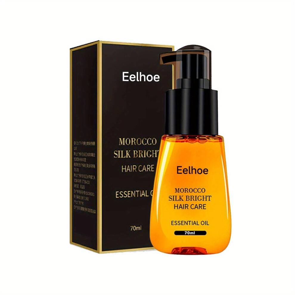 Anti-Frizz Hair Serum Hair Care Essential Morocco Silky Shine Hair Care Serum for the Repair of Damaged Dry Hair