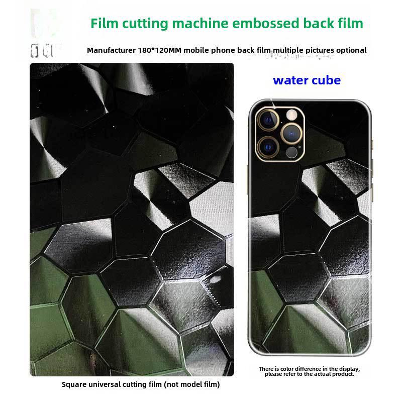 8-Inch 3-Layer Carbon Fiber Blade Laser Cutting Machine for Universal Mobile Phone Leather Pattern Films