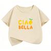Graphic Ciao Bella Lemon Harajuku T Shirts Short Sleeve Kids Childrens Tshirt Boys Girls Casual Top Tee Summer Spring