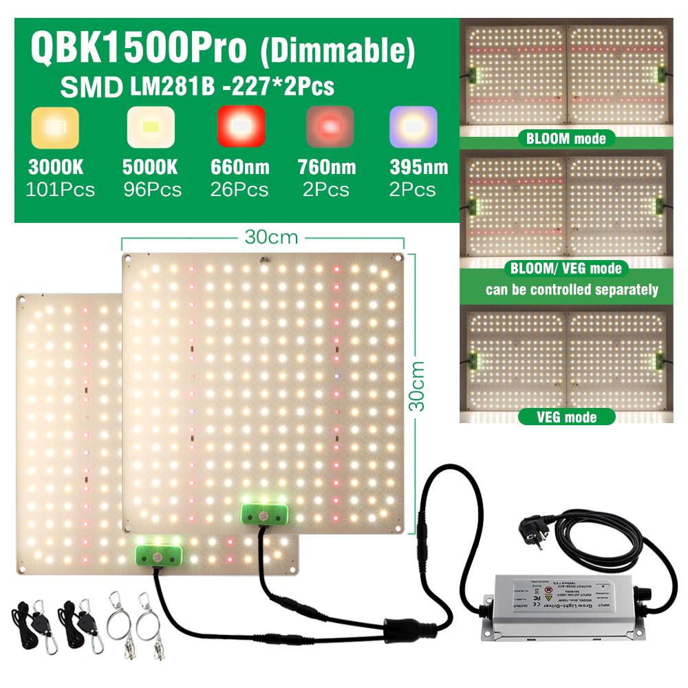 Full Spectrum LED Grow Light LM281B Diode LED Sunlike Quantum Grow Lamp For Greenhouse Hydroponic Plant Growth Lighting