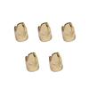 Pack of 5 Trendsetting Nail Rings Cosplay Nail Jewelry Alloy Texture Suitable for Cosplay Lovers and Party Goers