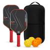 T700 Carbon Fiber Pickleball Paddle Set Professional 2-Paddle Games