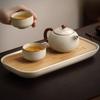 A Pot of Two Cups of Ru Kiln Tea Set Dormitory 2025 New Brewing Teapot Hotel Small Set of Office Kung Fu Tea Cups for Two People