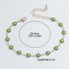 Personalized colorful butterfly ankle chain, summer seaside vacation temperament, foot decoration, beach essential ankle chain