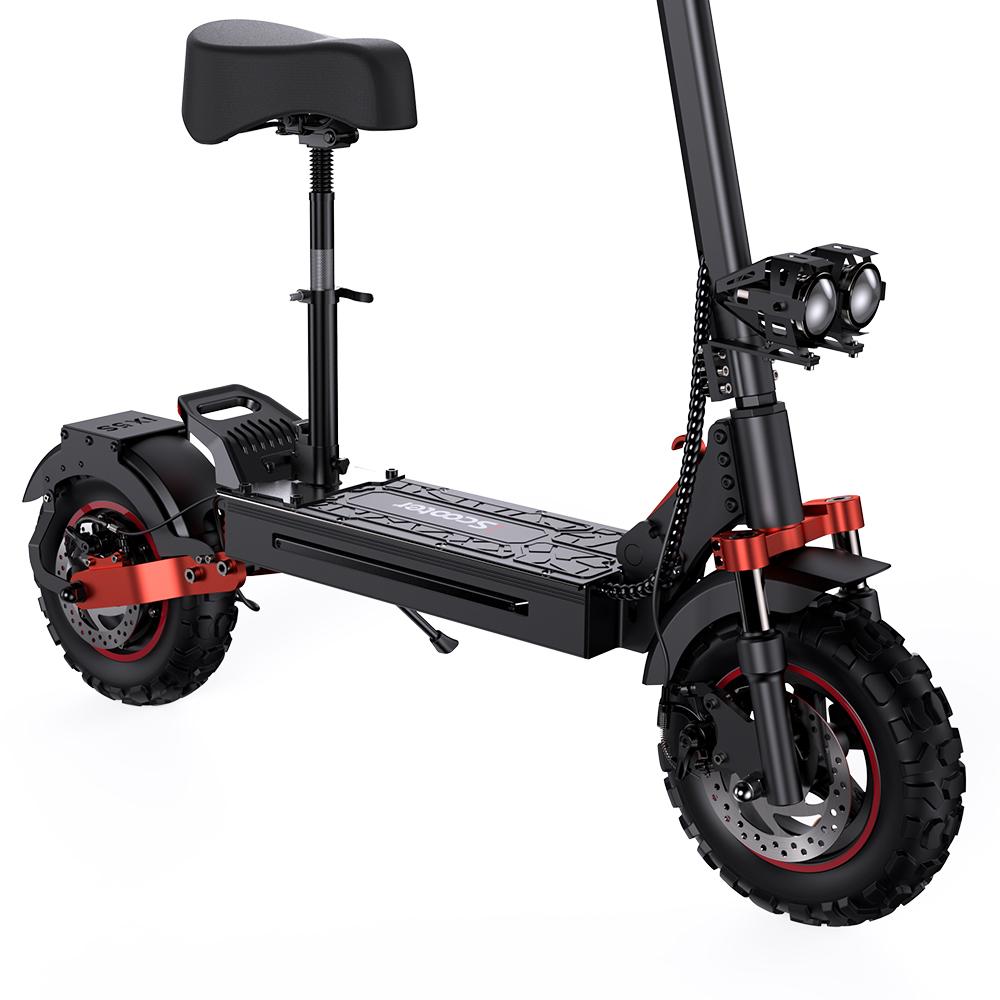 iScooter Elektrická koloběžka IX5S se sedadlem 45KM/H 1000W 15Ah 11palcová terénní pneumatika 60-65KM dojezd