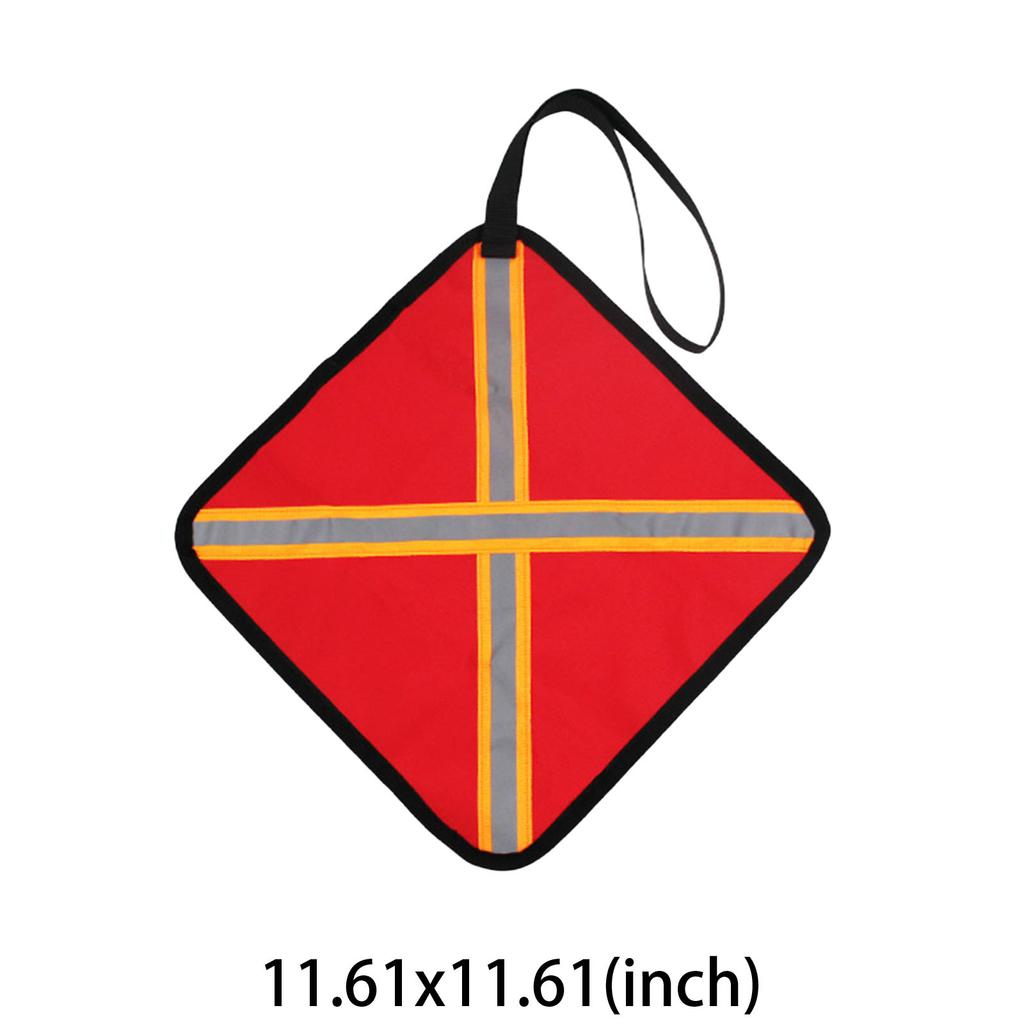 Bandera de Seguridad Reflectante Tiras Reflectantes Bandera de Seguridad para Embarcaciones Banderas de Advertencia para Remolque Kayak SUP Remolque Canoa Remolque de Viaje Camión