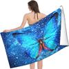 Butterfly Beach Towel Microfiber Quick Dry Sand Proof Soft Bath Pool Travel Camping Home Decor Picnic For Women Men Kids Gifts