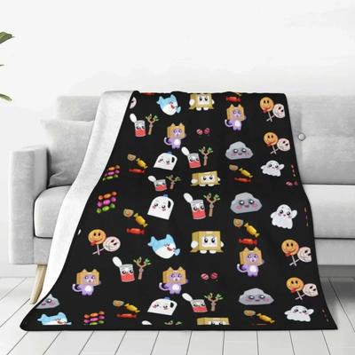 Schattige Rocky Lankybox Lanky Box Dekens Fluweel Decoratie Cartoon Multifunctioneel Dunne Worpdeken voor Thuis Auto Spreien