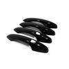 For GWM Haval H6 3rd Gen   ABS Chrome Carbon Fiber Black Car Door Handle Caps Cover Frame Trims Car Styling Accessories