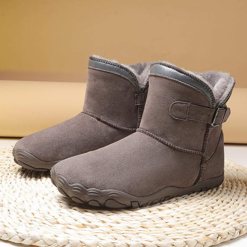 Rutschfeste, wasserdichte Outdoor-Schneestiefel für Damen und Herren mit warmem Samtfutter und dicker Sohle.