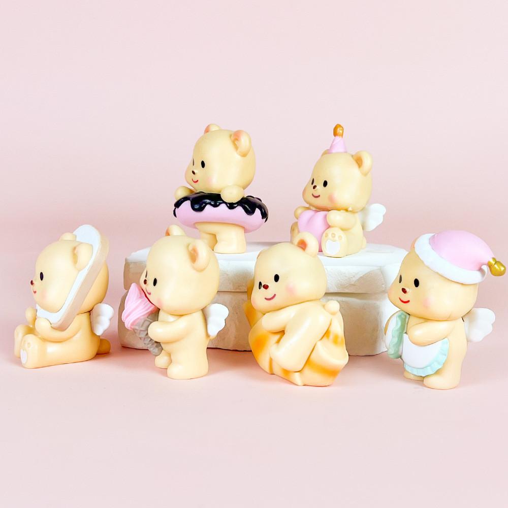 Anime Bear Butter Pvc Action Figures Model Toy Desktop Decoration Kids Gift