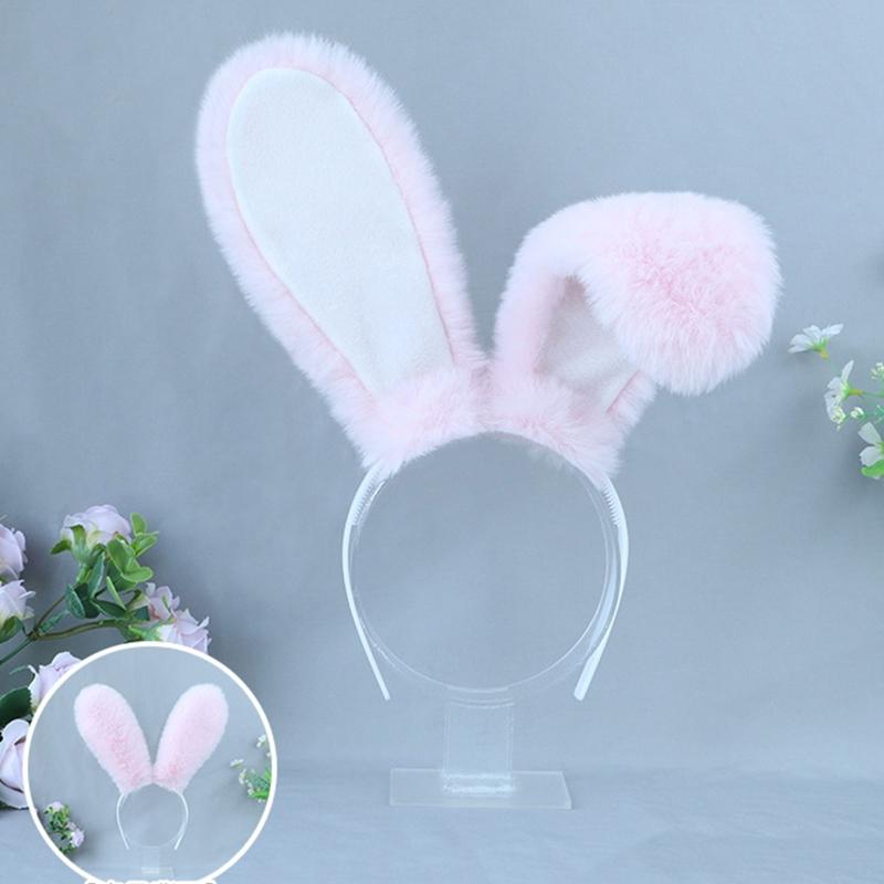 Long Rabbit Ear Hair Band Bunny Headband Festival Party Lolita Hair Band Bunny Cosplay Headdress Birthday Gift