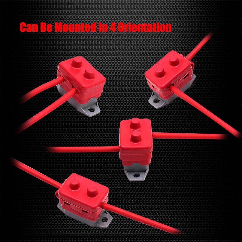 Ampper DC - 24V Auto Reset Circuit Breaker Circuit Breaker Over Current Protection