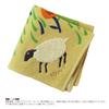 Kusubashi Mon Ori Gauze Pile Highland Beige [moritaMiW] Handkerchief, Sheep, [A-67068-86-BE]