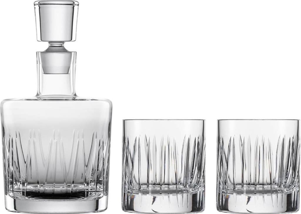 ZWIESEL GLAS Carafe & Tumbler, Basic Bar Classic, for Whiskey and Hard Liquor, 1 Whiskey Carafe Set, Machine-Made, s120143