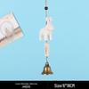 Totoro Ceramic Wind Chime Ornament - Cute Japanese Wall Decor for Girls' Bedroom