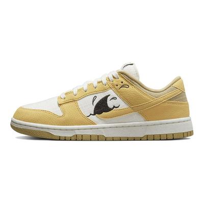 Dunk Low Sun Club Ανδρικά Αθλητικά Παπούτσια Λευκό Ιστίο Χρυσό Τριμμένο DV1681-100