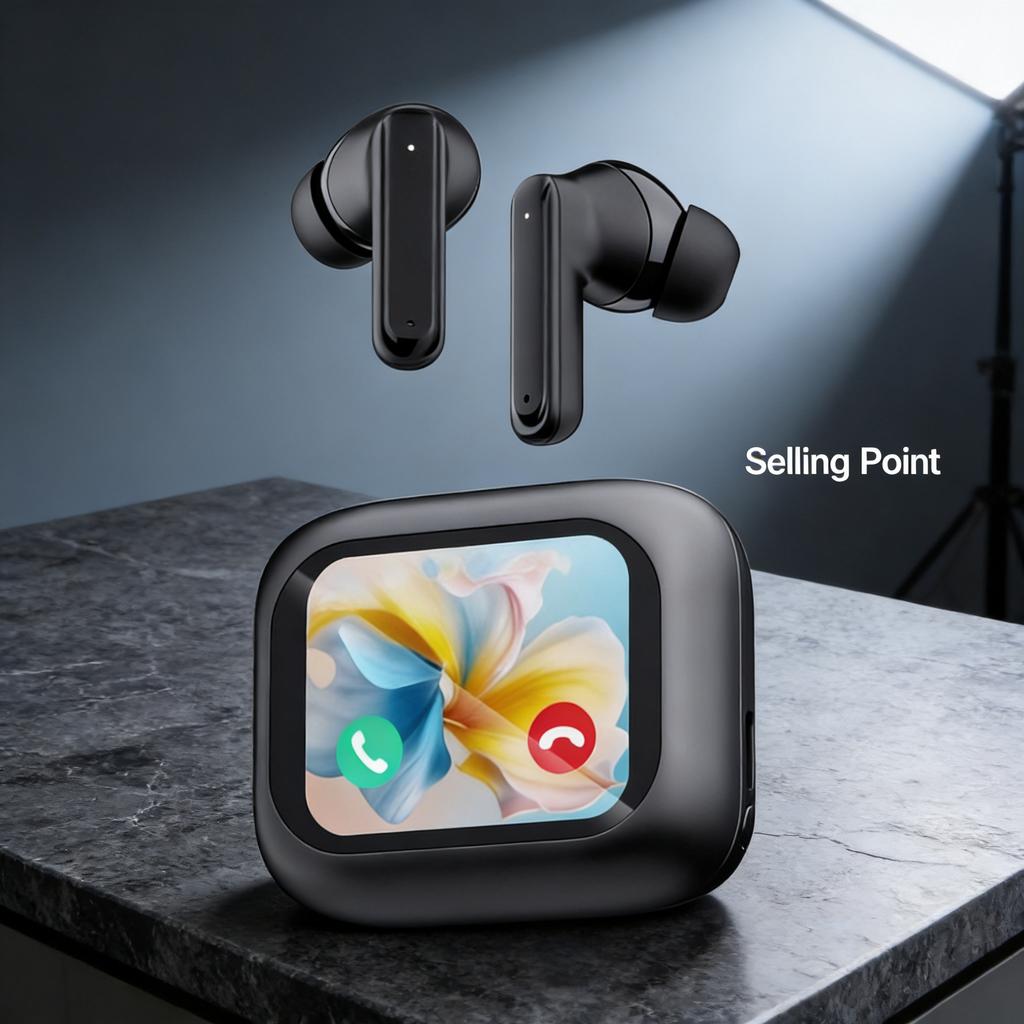 New Wireless Bluetooth Earbuds, In-Ear, Noise Cancelling, Extra Long Battery Life, Sports & Running, High Sound Quality, Ideal for Students