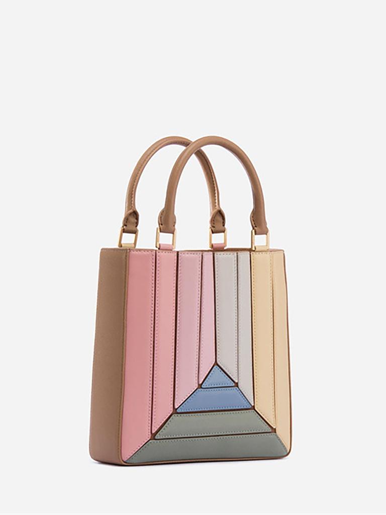Crossbody Bag Women'S Niche Design Advanced Sense Contrasting Color Pleats Fashion Versatile Trendy Shoulder Handbag