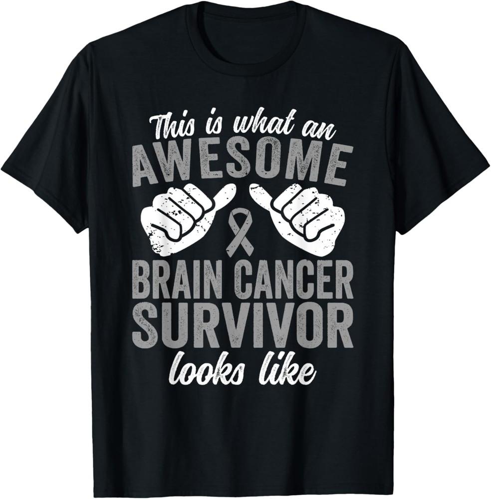 Brain Survivor Awesome Looks Like Brain Cancer T-Shirt Unisex T-Shirt