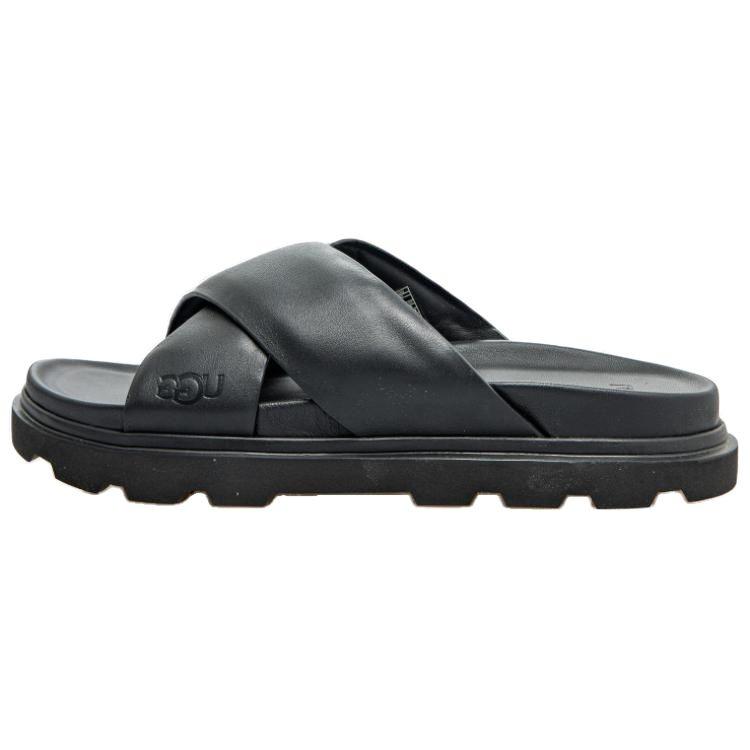UGG Capitola Cross Slippers Black Men s 1153076-BLK EU 40