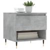 Table basse - VIDAXL - 50x46x50 cm - Bois d'ingénierie - Gris béton - Design contemporain