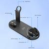 B07A 6-in-1 Schreibtisch-Ladeständer für iPhone/iWatch/AirPods 15W Kabelloser Ladeadapter