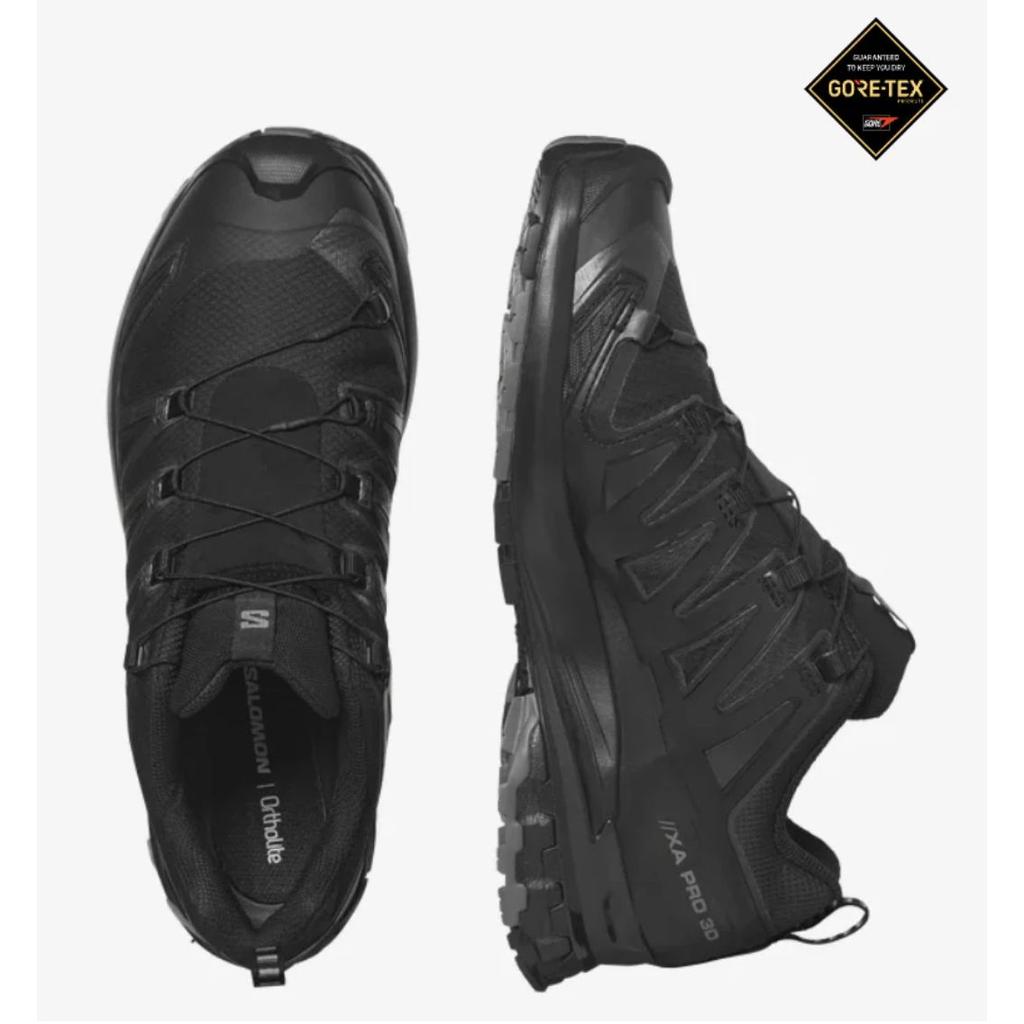 SALOMON XA Pro 3D V9 Lat Gore-Tex Confortabil Absorbant de Șoc Pantofi Funcționali de Exterior cu Top Jos Pantofi Bărbați Negru 472770