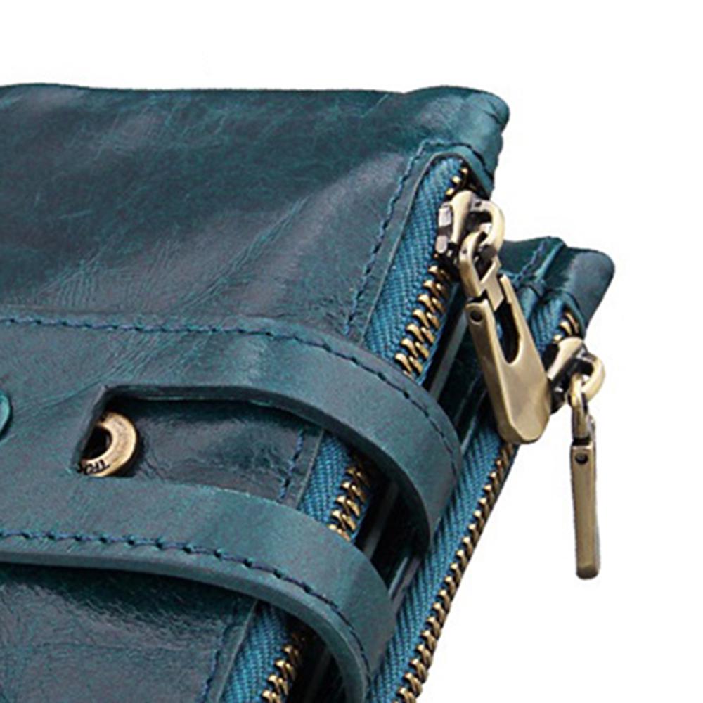 rustic leather purse