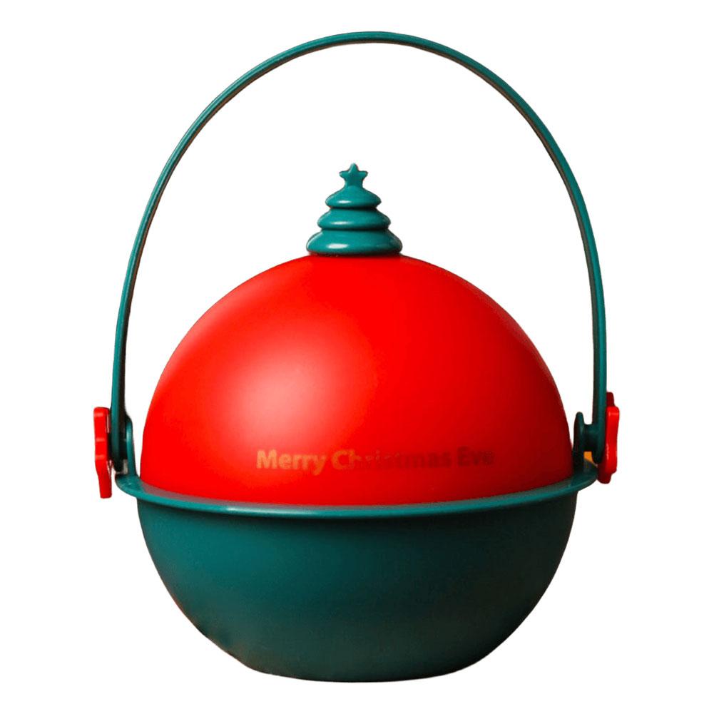 Weihnachts-Süßigkeitenbehälter mit Griff, Goody Buckets, Mehrzweck-Geschenkbox für Festivals, Weihnachten, Winterferien, Partyzubehör