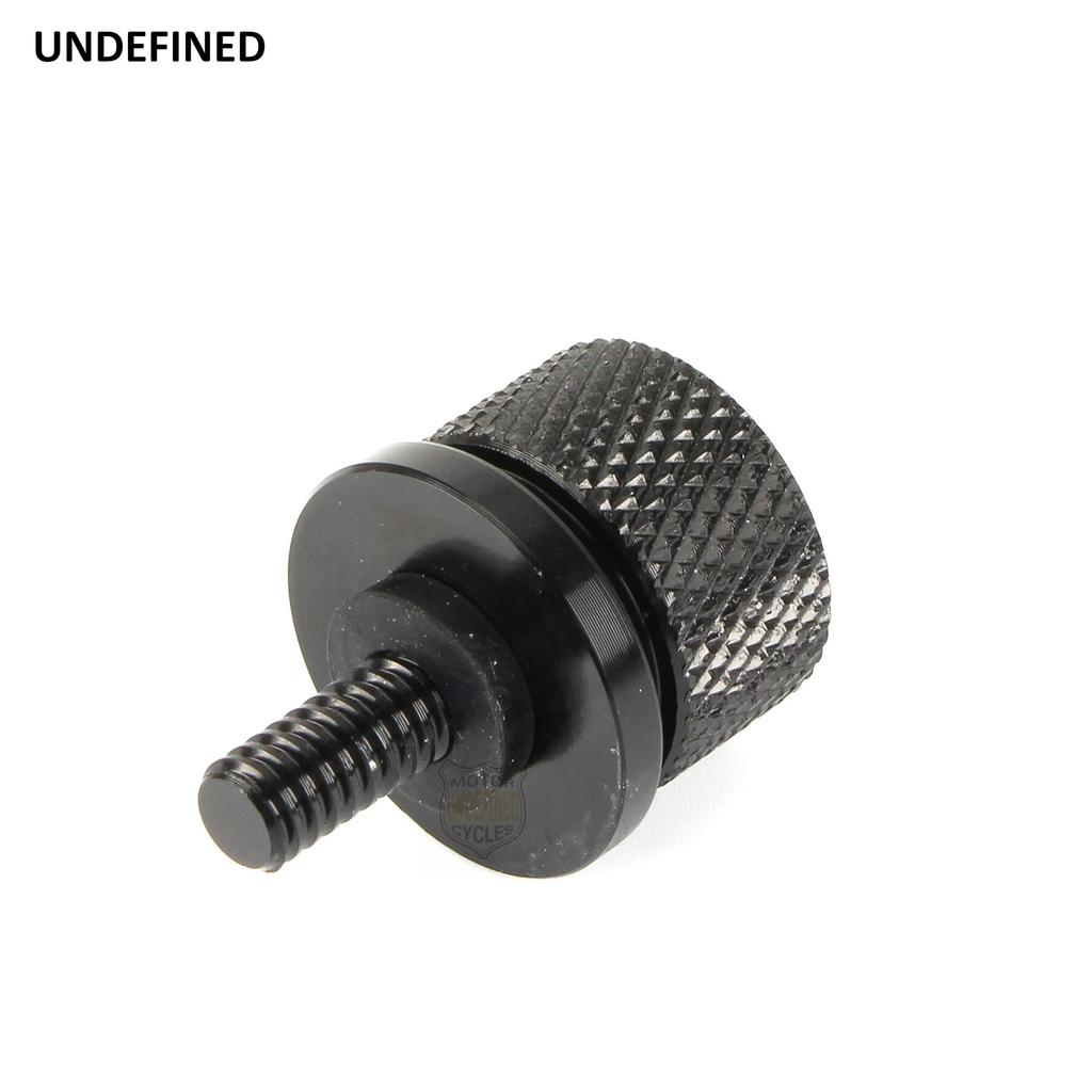 Black Billet Aluminum Knurled Seat Bolt Screw for Harley Road King Street Glide ULTRA Dyna SPORTSTER 883 XL883 EVO 1996-2015