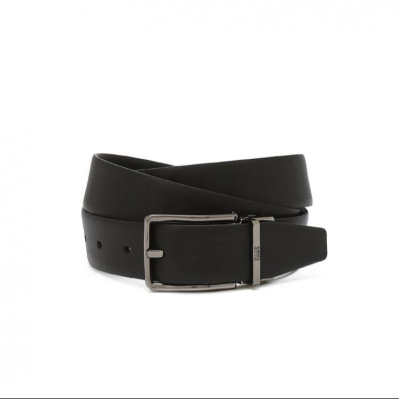Daks Italy Black Square Buckle Belt Dbbe6e600bk