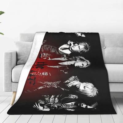 Japan Rock The Gazette Band Blankets Multi-function Flannel Sofa Throw Blanket for Couch Bedding Office Throws Bedspread Quilt