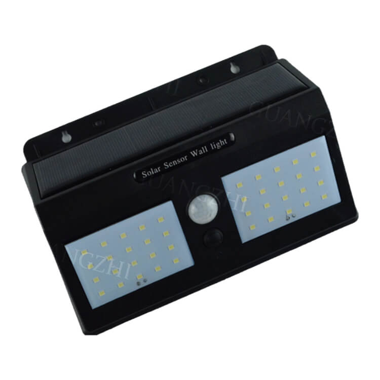 B04Series Energy Saving IP65 Waterproof Polycrystalline Smart SMD 3030 LED Solar Wall Light for Garden Pathway Walkway Path