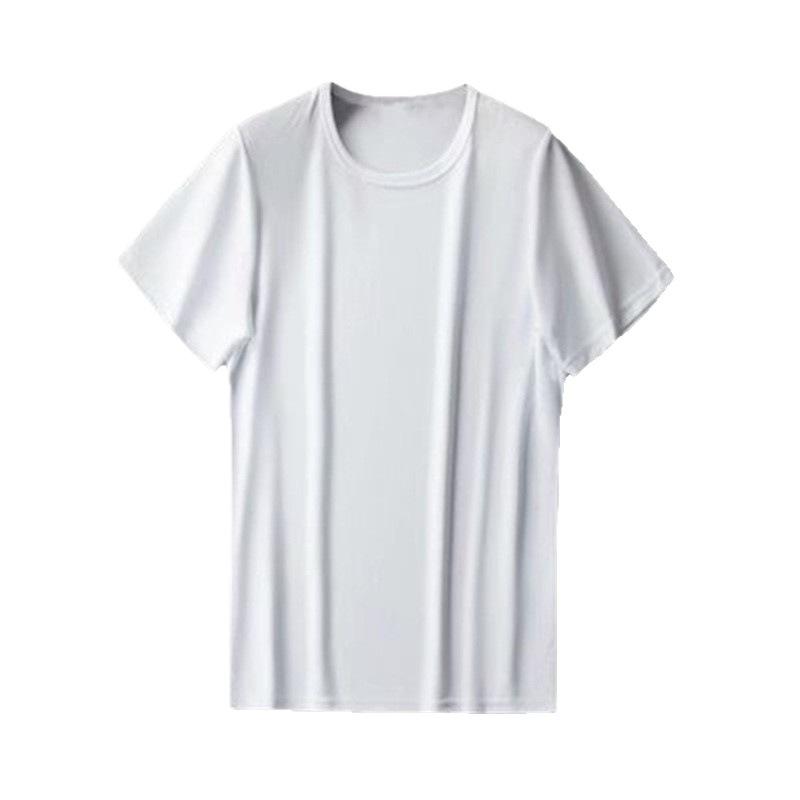Running Moisture Wicking Round Neck T-Shirt Training Exercise Gym Sport Shirt Tops Lightweight Men's Quick Dry Short Sleeve Gym