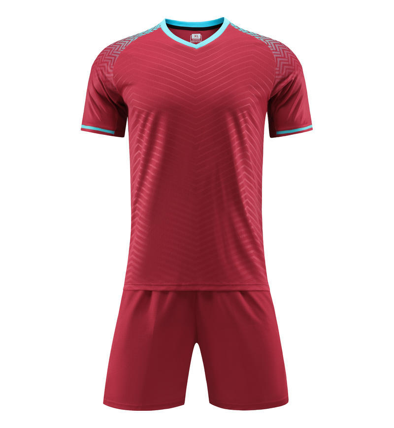 Soccer Uniform Set Men'S And Women'S Summer Game Team Training Uniforms For Children Adults Short Sleeve Sports Team Uniforms 6321 Quick Drying