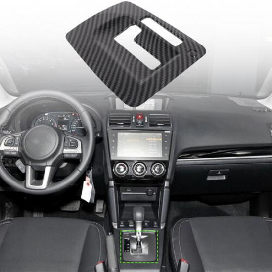 

ABS Carbon Fiber Center Gear Shift Trim Cover For Subaru Forester 13-18/XV 12-17